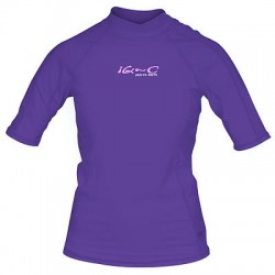 Triko UV 300 slim-fit  krátký rukáv Fialové