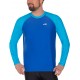 triko UV 300 slim fit bílé