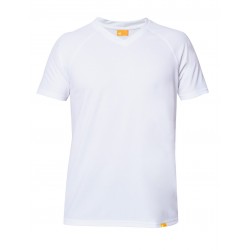 Triko UV OUTDOOR  V-neck krátký rukáv bílé