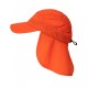 Čepice UV Cap+Neck s ochranou krku HiVi orange