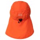 Čepice UV Cap+Neck s ochranou krku HiVi orange