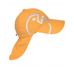 Čepice dětská UV 200 s ochranou krku 50-55 cm Orange