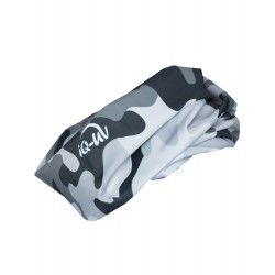 Tunel, šátek iQ UV 300 ochrana camouflage šedá