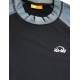 triko UV 300 Tričko UV 300 krátký rukáv šedá_černá volný střih 648130
