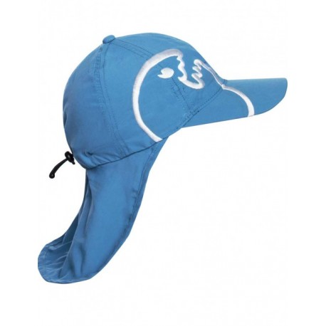 Čepice UV 200 s ochranou krku 50-55 cm světle modrá
