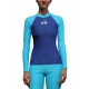 Triko iQ UV Aqua slim fit 2C, dlouhý rukáv, modré