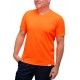 Triko UV OUTDOOR  V-neck krátký rukáv, oranžové