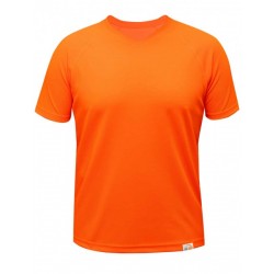 Triko UV OUTDOOR  V-neck krátký rukáv, oranžové