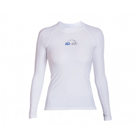 UV Aqua Shirt Slim Fit longsleeve Women white