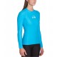 UV AQUA Shirt Slim Fit longsleece Women turquoise