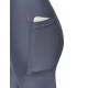 Šortky dámské UV šedé Women's UV shorts with mobile phone pocket for water sports and leisure