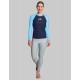 Triko iQ UV Aqua slim fit 2C, dlouhý rukáv, dvoubarevné modré 666130.3254