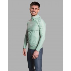 Triko UV šedo zelené s kapucou 630122.2740 grey