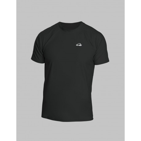 Pánské tričko UV Men's UV shirt loose fit for water sports and the beach BLACK