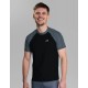 Men's UV shirt loose fit for water sports and the beach Tričko UV krátký rukáv šedá_černá volný střih 6481303780
