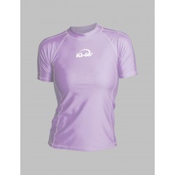 Dámské tričko UV 50+ slim fit na plavání a šnorchlování, purple
