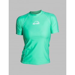 Triko iQ UV Aqua, slim fit, zelené , pro plavání a šnorchlování