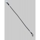 Páska pro uchycení čepic a klobouků černý 301100.2800 black 30cm