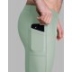 Pánské leginy iQ UV Aqua, šedozelené 644100.2740 Men's UV leggings with mobile phone pocket Swimming