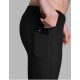 UV legíny pánské černé s kapsou 644100.2800 Men's UV leggings with mobile phone pocket Swimming