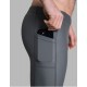 Pánské leginy iQ UV Aqua, šedé 644100.2780 Men's UV leggings with mobile phone pocket Swimming