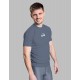 Triko UV Pánské šedé, krátký rukáv, úzký střih plavání a šnorchlování  6451222780 UV Shirt Slim Fit Men Swimming and Snorkelling
