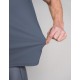 Triko UV Pánské šedé, krátký rukáv, úzký střih plavání a šnorchlování  6451222780 UV Shirt Slim Fit Men Swimming and Snorkelling