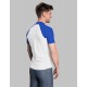 triko UV Shirt Slim Fit Men Swimming and Snorkelling 645130.3441 blue_white