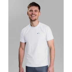 Pánské UV tričko volného střihu pro vodní sporty a pláž, Loose Fit bílé 648122.2100